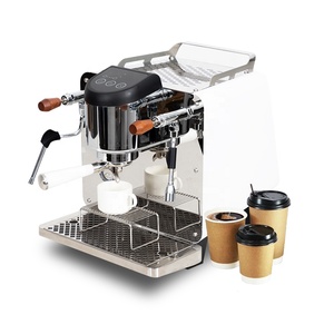 Machine à café expresso italienne professionnelle 6L à tête unique en acier inoxydable 304 de haute qualité pour restaurant Foodsense - Product Image 1