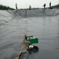 Geomembrana de HDPE para Estanques de Peces, Fabricada en China, Grosor Personalizado para Proyectos de Acuicultura y Vertederos