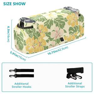 Hawaiian Custom Wholesales Multifunktion ale Windel Windel Wickelt aschen Travel Stroller Caddy Organizer mit niedrigem MOQ - Product Image 3
