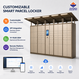 Casier de livraison de <span class=keywords><strong>colis</strong></span> intelligent Winnsen pour station-service, accès 24h/24 et 7j/7, pour un service pratique - Product Image 1
