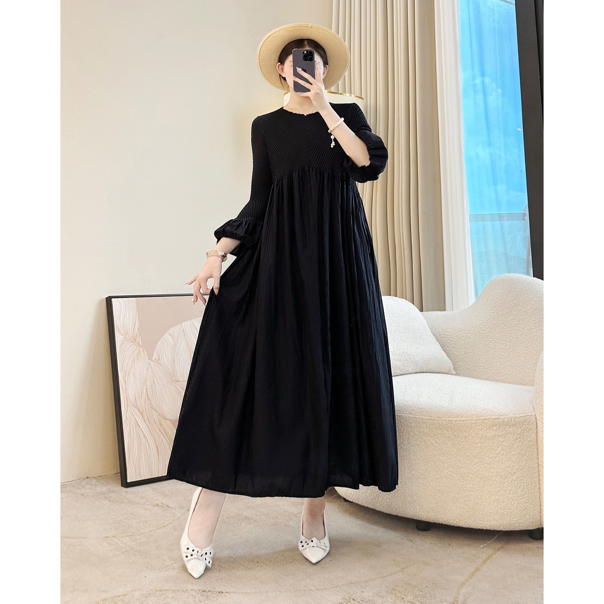 loose formal dress Paige Stylish Off The Shoulder Slit Floor Length Satin Formal Dresses, Ivory