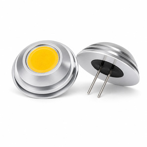 Mini ampoule LED G4 en aluminium COB 2700K-7000K AC DC 12V Blanc chaud Blanc froid pour l'éclairage hôtelier - Product Image 2