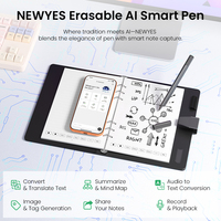Stylo intelligent Newyes A5 pour la synchronisation du papier, stylo intelligent à points matriciels pour le bureau, abonnement au stylo d'écriture intelligent AI avec ensemble de bloc-notes numérique