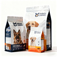 Sachet isotherme à fond carré en PET/PA/AL avec fermeture éclair pour aliments pour animaux de compagnie, impression par gravure, fabrication OEM CM, 750 ml