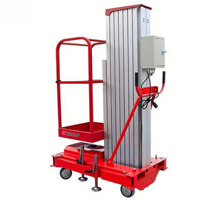 Pengangkat tiang elektrik aluminium Aloi, angkat beban stabilitas tinggi dengan kapasitas 150KG untuk pengangkat bahan lokasi konstruksi - Product Image 6