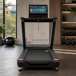 Factory Sales Commercial Aerobic Fitness Training Heart Rate Test Motorized Running Machine for Fitness Club LG-AO-T14 - Product Image 5