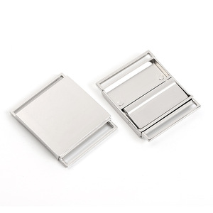 <b>Sliding</b> Buckle Zinc Alloy Silver 38mm Inner Diameter For Bags Durable - Product Image 3
