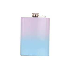 Petaca de acero inoxidable portátil de 6 oz con diseño moderno y elegante, mini Petaca cuadrada con logotipo personalizado para fiestas, regalo de Navidad - Product Image 4