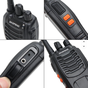 <span class=keywords><strong>Talkie</strong></span>-<span class=keywords><strong>walkie</strong></span> <span class=keywords><strong>Baofeng</strong></span> BF88E en stock, 16 canaux avec chargeur USB et écouteur, radio bidirectionnelle portable pour la sécurité hôtelière - Product Image 3
