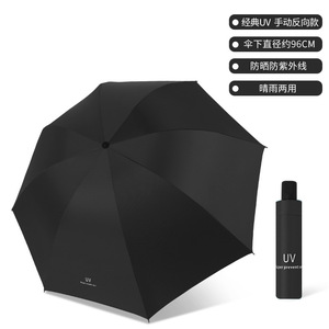 Promotional <strong>Windproof</strong> Custom Logo Sun Advertising <strong>Umbrella</strong> Portable Parasol Foldable Manual Automatic <strong>Folding</strong> Gifts UV <strong>Umbrella</strong> - Product Image 6