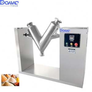 Mélangeur vertical de poudre cosmétique, de graines et d'épices à double bras en V, petite machine de laboratoire pour poudres sèches - Product Image 5