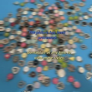 Vuông Micro Set Zircon pha lê nút sang trọng sinh thái thân thiện phong cách của phụ nữ áo cardigan Top Tay Áo mở cổ mở - Product Image 6