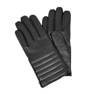 Women Breathable Touchscreen <b>Finger</b> Safety-<b>Gloves</b> Factory Price Black-Color Genuine Sheepskin Leather <b>Gloves</b> From Pakistan - Product Image 5