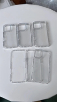 Funda para Teléfono Celular de Alta Calidad, Ultra Transparente, Anti-Golpes para iPhone 16 15 14 13 16 Pro Max