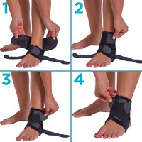 Attelle de cheville réglable en néoprène pour le sport 2025, respirante, support et protection pour le genou, produit de sécurité pour le fitness