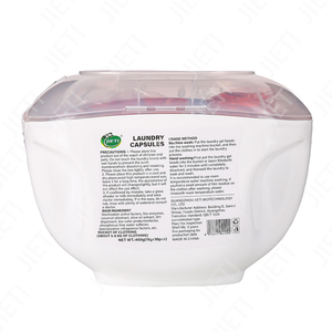<b>Detergent</b> Pods 4-in-1 Colorful Gel Capsules with Fragrance Beads for Automatic Machine Washing Disposable Apparel Cleane - Product Image 2