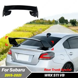 สปอยเลอร์หลังคาท้ายรถยนต์ สำหรับ WRX STI VB ปี 2015 2016 2017 2018 2019 2020 2021 ปีกหลังคาแบบติดตั้งถาวร ตกแต่งตัวถังรถยนต์ - Product Image 1