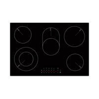 6000W 59cm Plaque de cuisson à induction encastrée à 4 brûleurs Table de cuisson à induction invisible avec bouton de commande