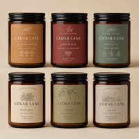 Bougie parfumée en cire de soja classique pour la décoration de la maison, parfum longue durée, boîte cadeau personnalisée, couleur, parfum, logo