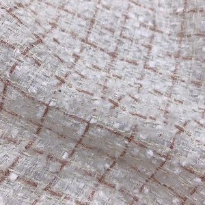 Ovillo de lana de tweed a cuadros para mujer, tejido italiano teñido, abrigo - Product Image 4