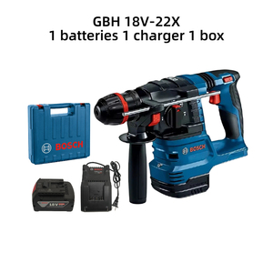 Marteau perforateur sans fil <span class=keywords><strong>BOSCH</strong></span> <span class=keywords><strong>Professional</strong></span> GBH18V-22X 18V Li-ion, SDS Plus 22 mm, outil électrique pour percer et cisailler le béton - Product Image 1