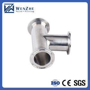 3 Zoll 76mm Sanitär Edelstahl klemme Equal Tee 3-Wege-Rohrverschraubungen 304 316 TC Tri Clamp Tee - Product Image 6