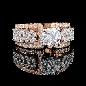 แหวนเพชรทรงกลม 2.50 กะรัต รับรองโดย IGI เพชรเพาะเลี้ยงในห้องปฏิบัติการ ตัวเรือนทองคำแท้ 14K เครื่องประดับชั้นดี - Product Image 1