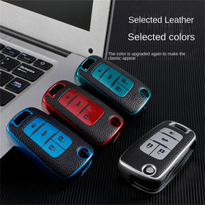 غطاء جلدي لمفتاح السيارة من البولي يوريثان الحراري, غطاء حماية لمفتاح السيارة من البولي يوريثان الحراري لسيارات شيفروليه شيفي كروز ماليبو ، واقي عالي الجودة لسيارات تراكس - Product Image 6