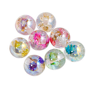 Fleurs colorées résine perles en vrac pour bricolage à la main téléphone portable chaîne pendentif collier Bracelet matériel fabrication de bijoux - Product Image 3