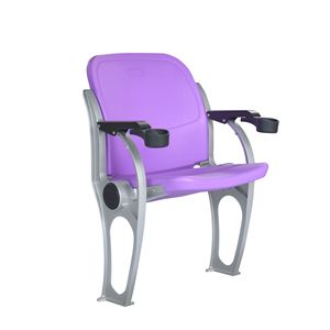 Reverse Stadium Seats Plastic Outdoor Grandstand <b>Football</b> <b>Chair</b> With Armrests And Cup Holders For Park School Sports Field - Product Image 2