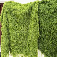 Elegante Alfombra de Musgo Artificial, Tapete de Césped Verde Sintético Realista para Decoración de Bodas, Fiestas y Eventos