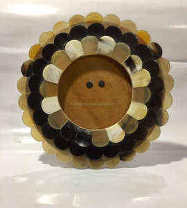 Cadre photo en bois de corne d'os vendant mère de Perl incrustation décor à la maison cadre photo photo pour la décoration murale de la maison et du bureau - Product Image 5