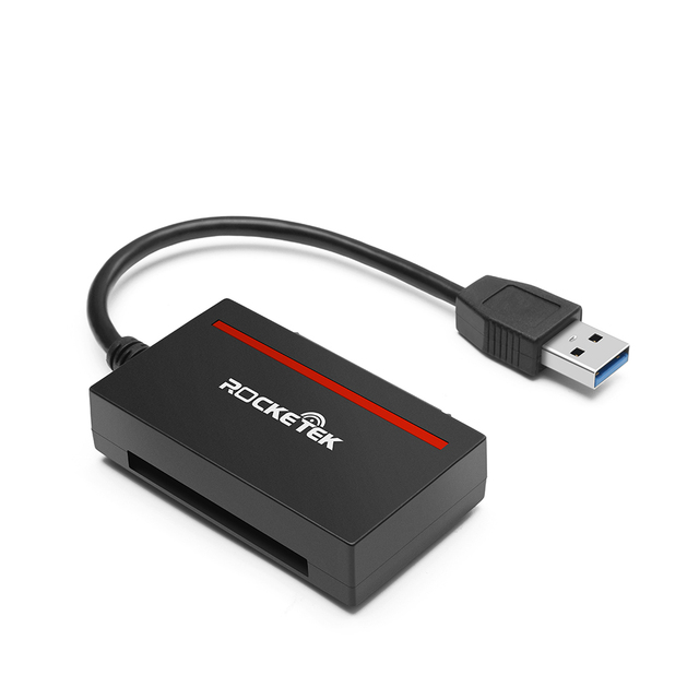 Custom OEM 2 in 1 SATA Adapter CFast Card Reader USB-A Memory CFast 2.0 Card Reader Adapter