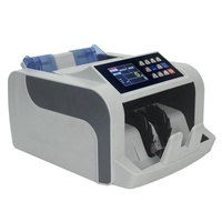 Compteur d'argent 2820T avec écran TFT de 2,8 pouces, calculatrice de caisse pour magasin, détecteur de faux billets en cedis ghanéens, petite machine à compter l'argent