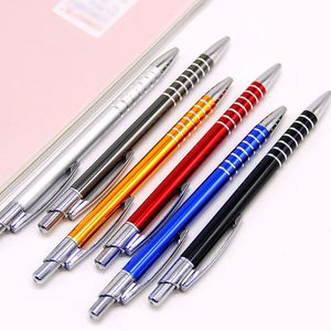 Promotional Press Metal Aluminum Ballpoint <b>Pens</b> With Custom Printable Logo Advertising Signature for Office Stylo - Product Image 2