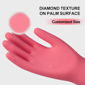 قفازات لاتكس صغيرة قابلة لإعادة الاستخدام لغسيل الأطباق من XINGYU قفازات أمان للمطبخ - Product Image 3