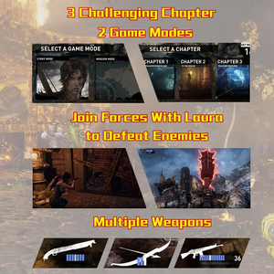 Machine de jeu d'arcade de tir en métal Tomb <span class=keywords><strong>Raider</strong></span>, fonctionnant à la pièce - Product Image 2