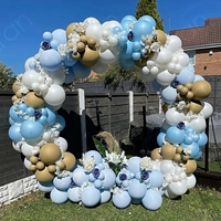 Kit d'arche de ballon rond Support d'arc de ballon couronne de cercle Support de ballon décor de fête d'anniversaire de mariage Baby Shower D23-10
