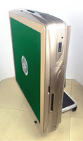 Automatischer Klappbarer Quadratischer Mahjong-Tisch mit Kunststoff+Metall+Edelstahl-Konstruktion für Casino-Glücksspiel 3-Teiliges Kombi-Set