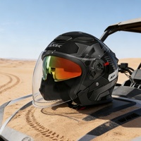 Nouveaux casques de sécurité pour moto en ABS, casque demi-face pour hommes adultes, logo personnalisé, garantie d'un an, fabricant