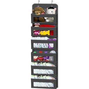 Organizzatore Appeso con 6 Tasche Trasparenti per Armadio, Porta, Camera da Letto, Bagno, Dispensa - Vendita all'Ingrosso - Product Image 1