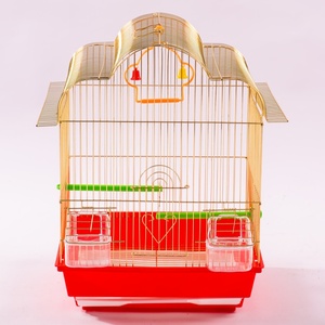 Jaula y Casa de Lujo para Cría de Aves, Grande, para Exteriores, para Loros, Plegable, de Hierro con Bandeja de Plástico, Embalaje en Caja - Product Image 1