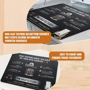 Tappetino da banco di alta qualità per sublimazione, zerbino con stampa ad alta definizione, tappeto in gomma bianco per trasferimento a caldo - Product Image 5