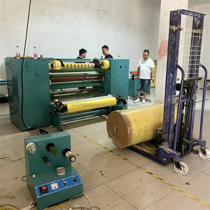 Máquina De Corte Rebobinado De Cinta De Embalaje BOPP Full Automatic De Cuatro Ejes De Alta Calidad - Product Image 1