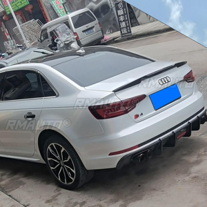 สปอยเลอร์สำหรับ Audi A4 B9 ปี 2017 2018 2019 2020 2021 2022 คุณภาพสูง ผลิตจากพลาสติก ABS สีรองพื้น สำหรับติดตั้งท้ายรถยนต์ แต่งรถ - Product Image 5