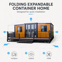 Maison conteneur extensible, Maisons préfabriquées, Bureau mobile, Maison préfabriquée, Maison modulaire préfabriquée, Mini-maison, Maisons conteneurs