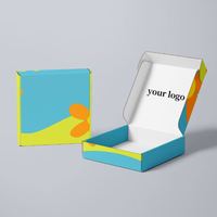Boîte d'expédition pliable, biodégradable, adaptée à l'impression de logo et aux procédés de gaufrage, idéale pour les envois e-commerce