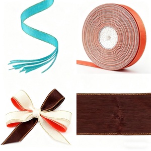 Gordon RibbonsゴールドエッジGrosgrain <span class=keywords><strong>Ribbon</strong></span>カラフルマルチサイズポリエステル高級ゴールドサイドGrosgrainギフトリボンロール - Product Image 3