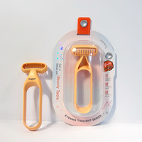 Nouveau rasoir corporel portable pour femme 2024, pour l'épilation des aisselles, avec lame d'importation sûre en acier inoxydable, marque privée
