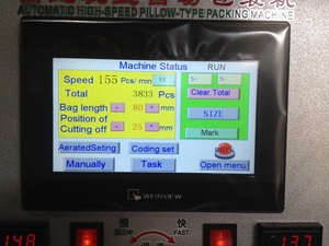 Máy đóng gói ngang cơ khí <span class=keywords><strong>KD</strong></span>-350 để gói thực phẩm và hàng hóa trong túi nhựa với các thành phần động cơ cốt lõi - Product Image 6